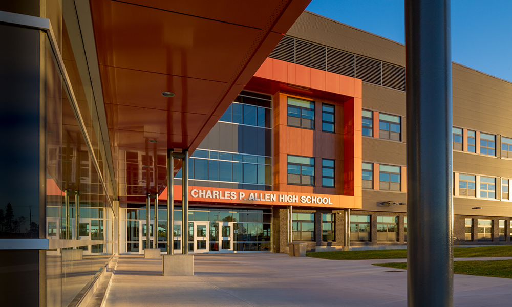 An image of Charles P. Allen High School